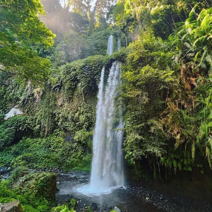 Sendang Gile waterfall near Senaru Village